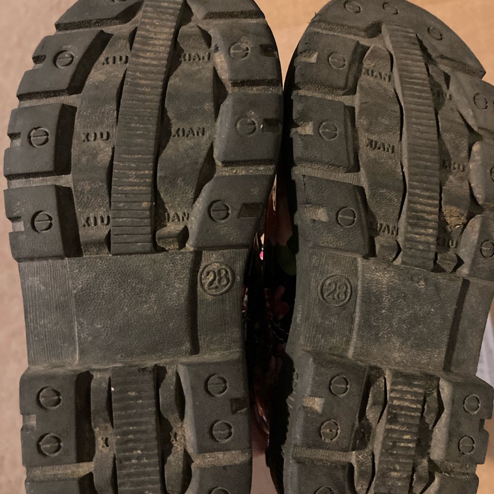 Floral toddler boots - Picture 3 of 4